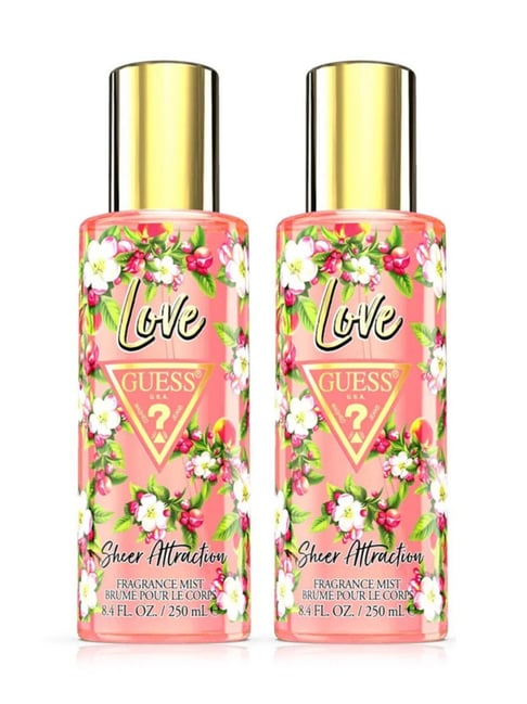 Guess Love Sheer Attraction Fragrance Mist 250 ml (Pack of 2)-picture-10