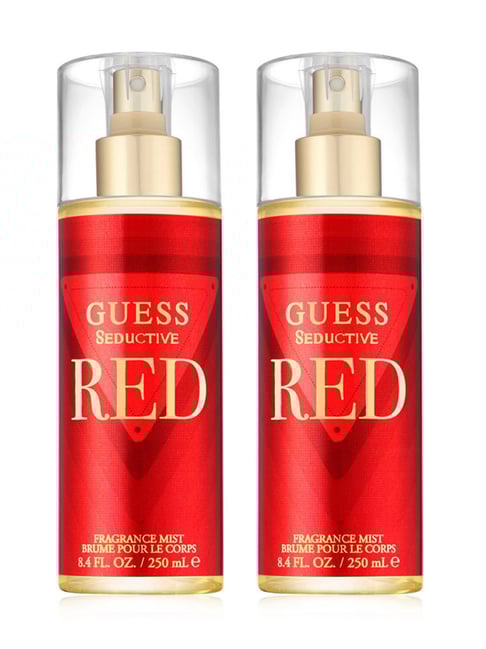 Guess SEDUCTIVE RED For Women Fragrance Mist 250 ml (Pack of 2)