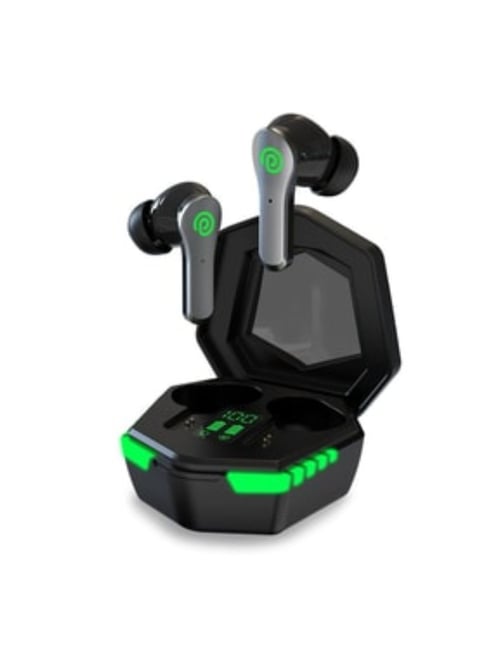 PTron Bassbuds Rush Bluetooth True Wireless In Ear Earbuds with Mic (Black)