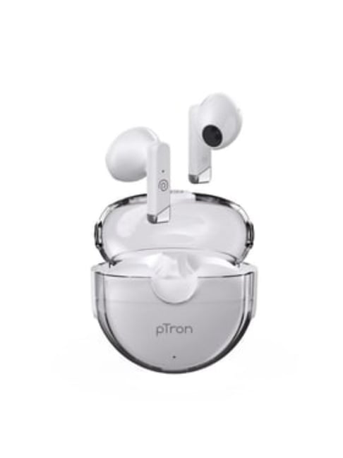 Buy PTron Bassbuds Fute Wireless Bluetooth Earbuds (White
