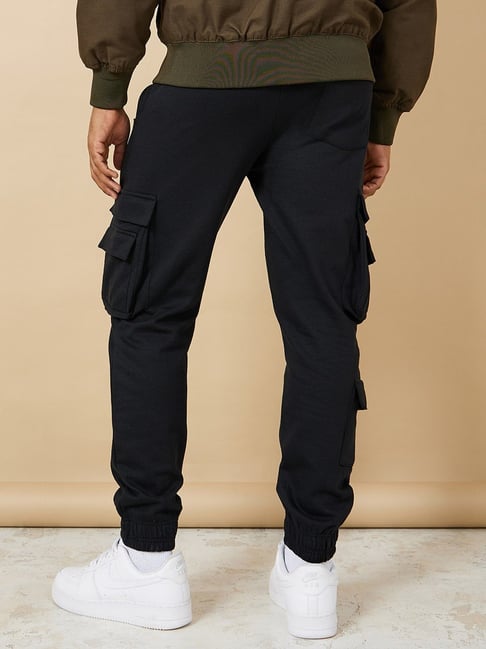 Cargo Jogging Pants Urban Classic Joggers Buy Styli Black Cotton