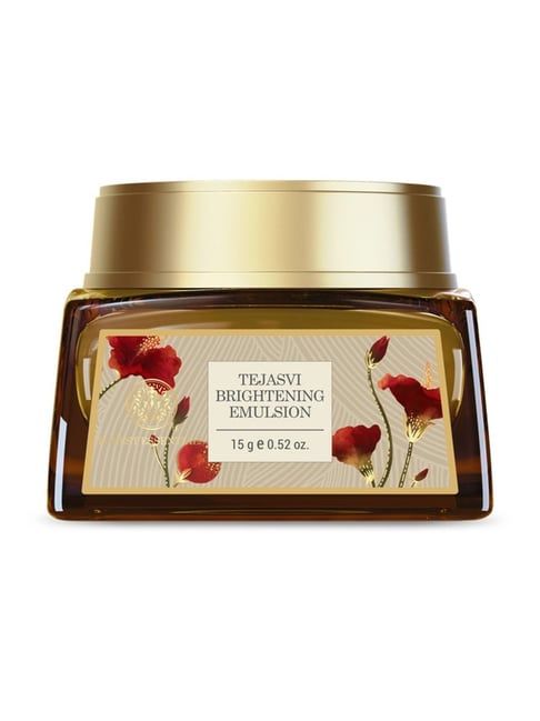 Forest Essentials Ayurvedic Tejasvi Brightening Emulsion Intense Nourishment Facial Cream - 15 gm