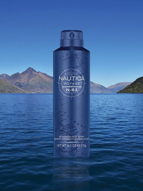 Buy Nautica Voyage N-83 Body Spray For Men 170 gm for Online