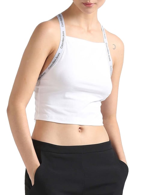 Calvin Klein Jeans Bright White Slim Fit Top