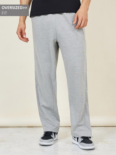 Styli Grey Relaxed Fit Oversized Trackpants