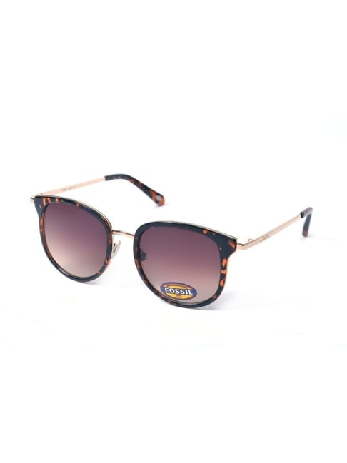Fossil Purple Cat Eye UV Protection Sunglasses for Women