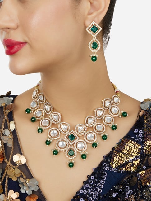 Buy Zaveri Pearls Jewellery Set for Women Online At Best Price
