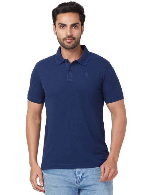 Parx Blue Regular Fit Polo T-Shirt-picture-24