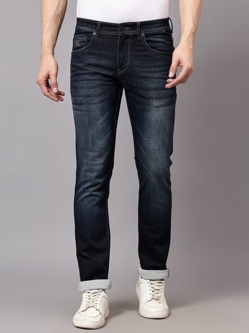 Cantabil Blue Regular Fit Jeans-picture-31