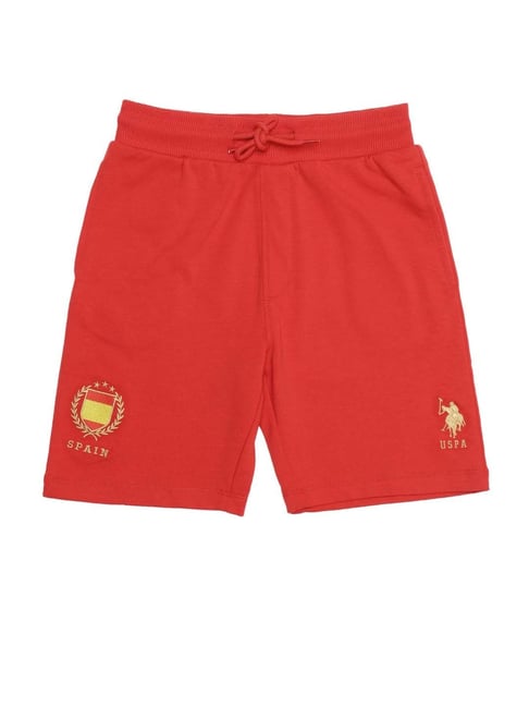 U.S. Polo Assn. Kids Red Logo Shorts