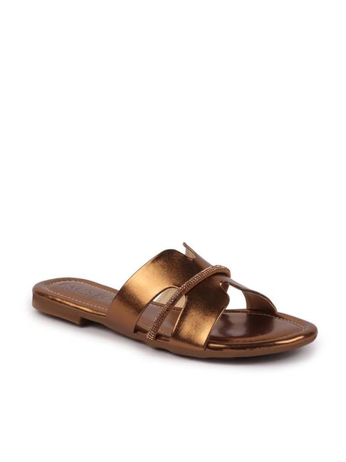 Fausto Women's Copper Casual Sandals-picture-33