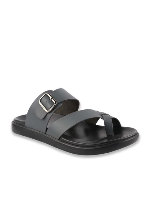 MediFeet Men's Grey Toe Ring Sandals