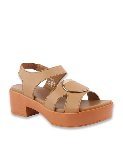 Buy MediFeet Women's Beige Sling Back Sandals for Women at Best