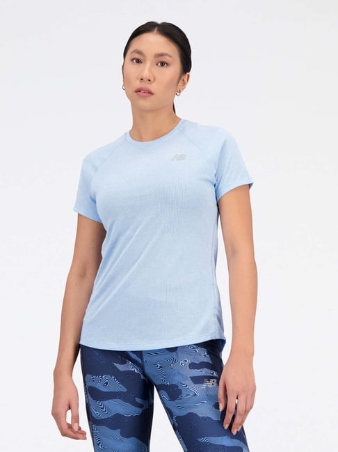 New Balance Blue Printed Sports T-Shirt-picture-17