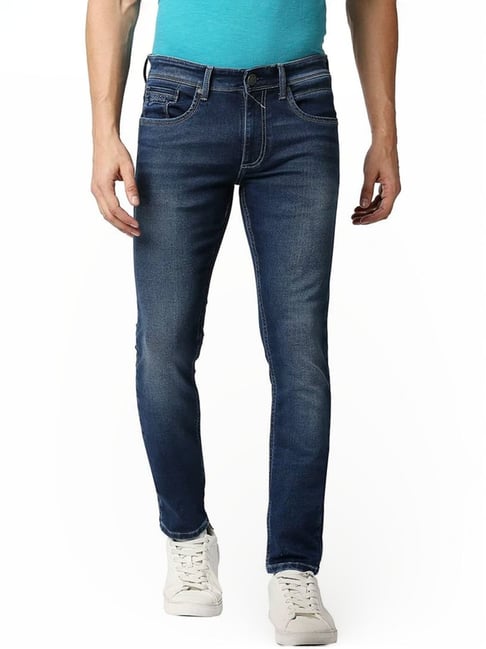 Basics Blue Skinny Fit Jeans-picture-42
