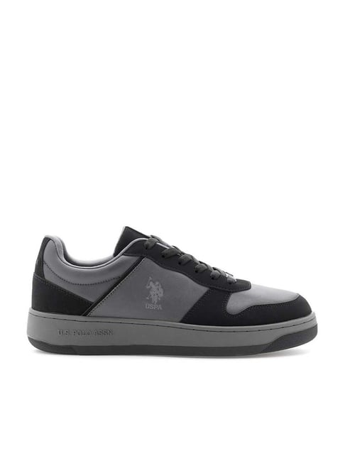 U.S. Polo Assn. Men's JAXON Black Casual Sneakers