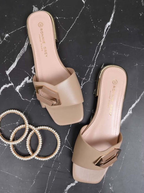 Ronnie Grey Women's Khaki Casual Sandals