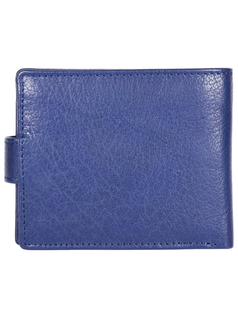 Buy SASSORA ARIA Blue Leather Bi-Fold Wallet at Best Price @ Tata CLiQ