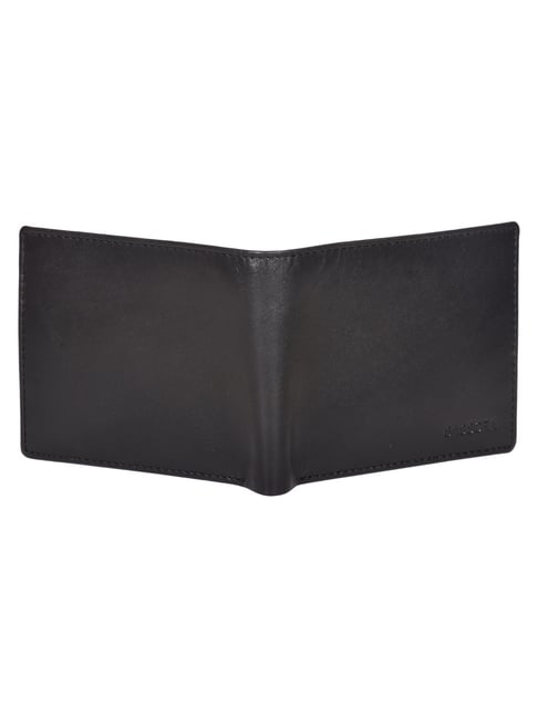 Buy SASSORA ARLO Black Leather Bi-Fold Wallet at Best Price @ Tata