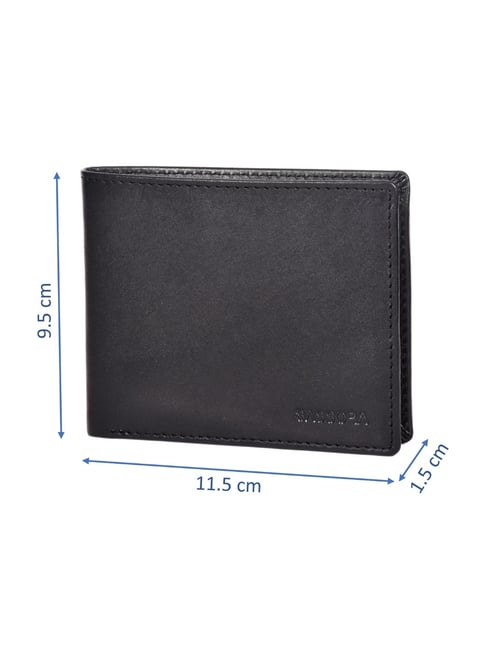 Buy SASSORA ARLO Black Leather Bi-Fold Wallet at Best Price @ Tata
