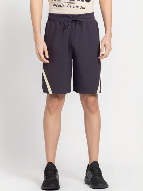 Adidas Black Loose Fit Sports Shorts-image-37