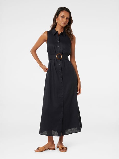 Forever New Gabbie Petite Button Midi Dress