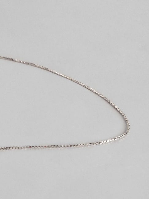 Buy Zavya 925 Silver Box Chain for Women Online At Best Price