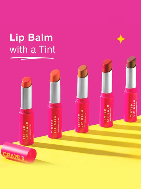 Buy SWISS BEAUTY Craze Tinted Lip Balm Sugar Rose - 3.2 gm for