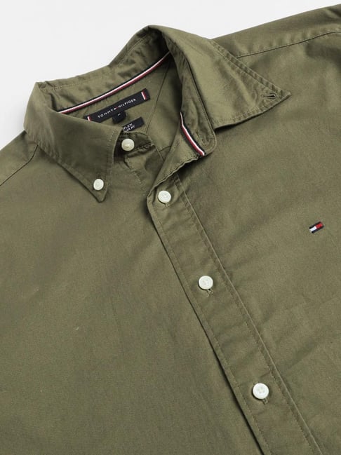 Tommy Hilfiger Green Regular Fit Shirt