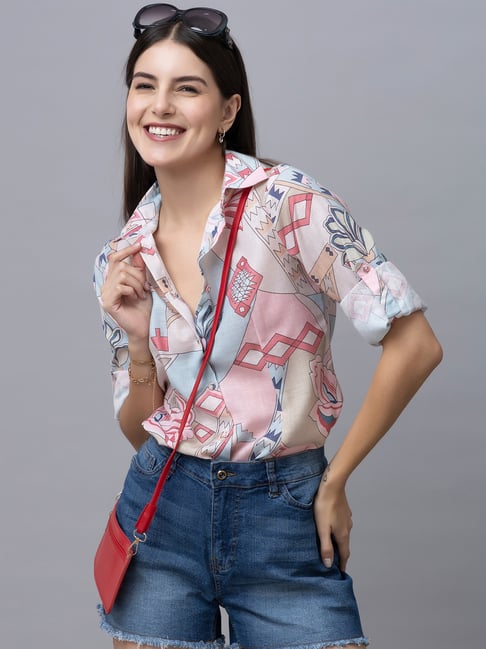 PURYS Multicolor Printed Shirt-picture-19