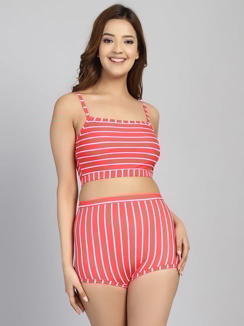 Cukoo Red Striped Tankini