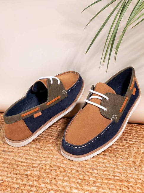 Styli Men s Multicolor Boat Shoes