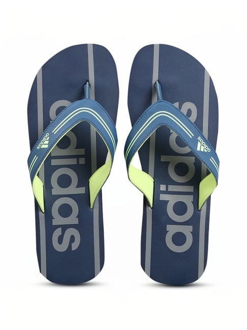 Adidas Men's Glossate Stone Blue Flip Flops-picture-34