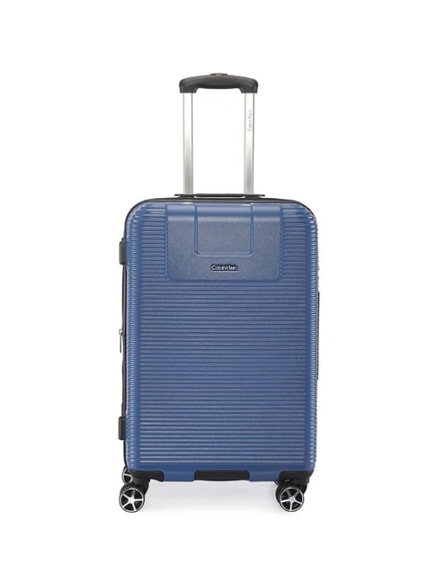 CALVIN KLEIN AVENUE True Navy 8 Wheels Medium Hard Cabin Trolley Bag 44.5cm-picture-10