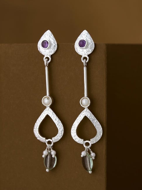 Buy Fabindia 925 Silver Dangler Earrings for Women Online At Best