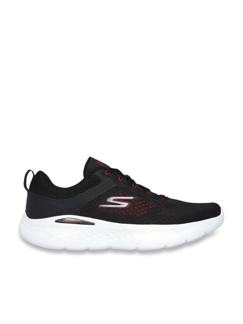 Skechers Men's GO RUN LITE Black Running Shoes
