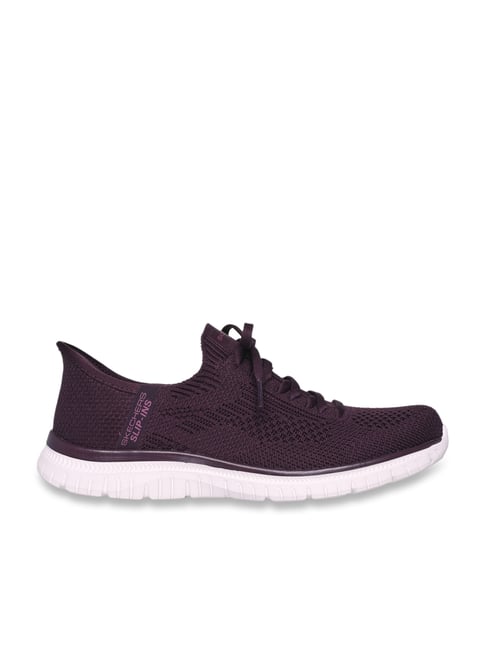 Buy Skechers Women's VIRTUE DIVINITY Plum Sneakers for Women at