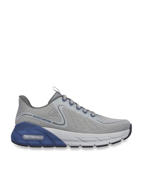 Skechers Men's MAX PROTECT SPORT BREAM Grey Casual Sneakers