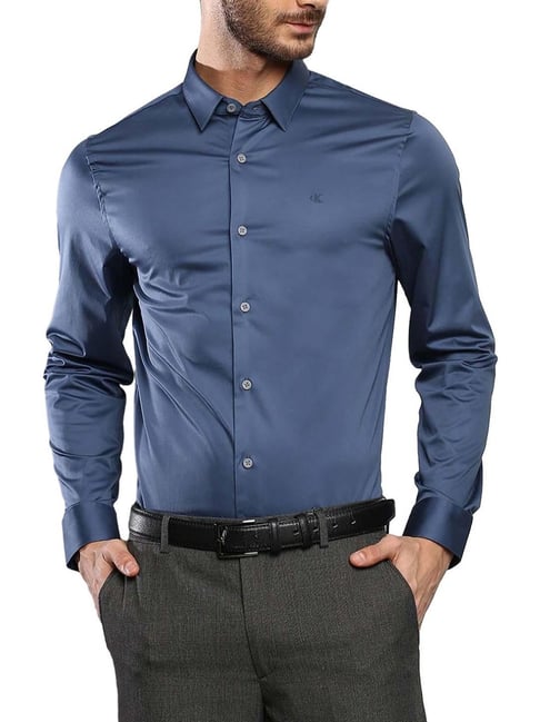 Boss Klein Jeans Structure Slim Fit Stretch Shirt Calvin Klein