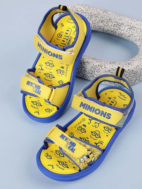 Kidsville Kids Yellow Blue Floater Sandals
