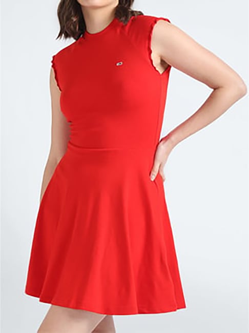 strapless open back dress OshKosh Skirt Overall - Red Floral | Wlidaty Morocco