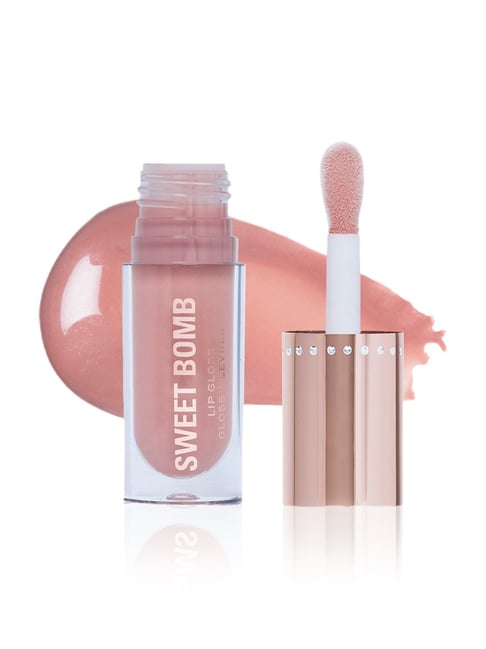 Makeup Revolution Sweet Bomb Lip Gloss Strawberry Swirl Nude - 4.5 ml-picture-47