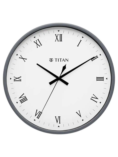 Titan NSW0043PA05A Grey Plastic Wall Clock