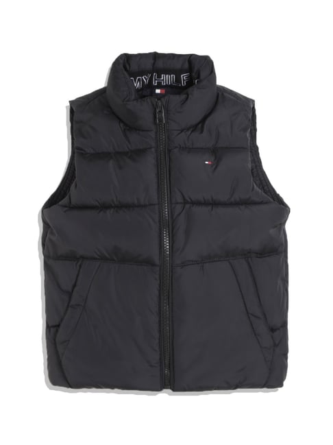 Tommy Hilfiger Kids Black Regular Fit Jacket