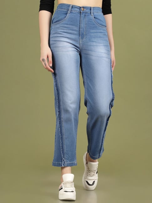 Melon by PlusS Light Blue Regular Fit Jeans