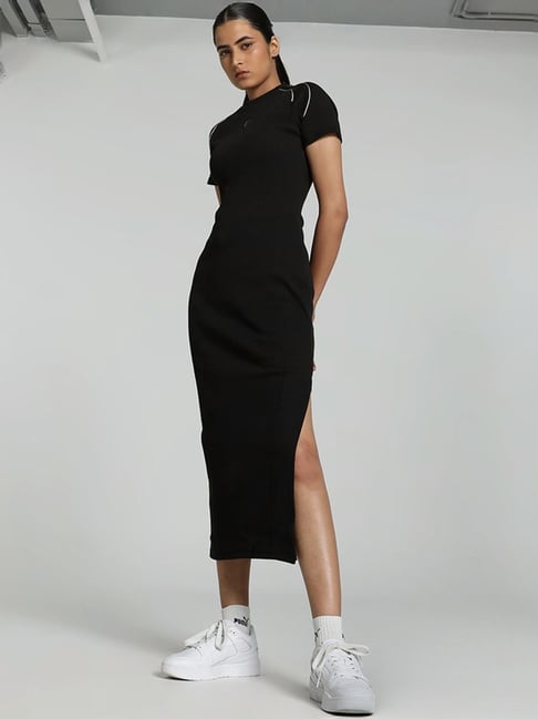 puma bodycon dress PUMA Cut Out Bodycon Womens Sleeveless Dress