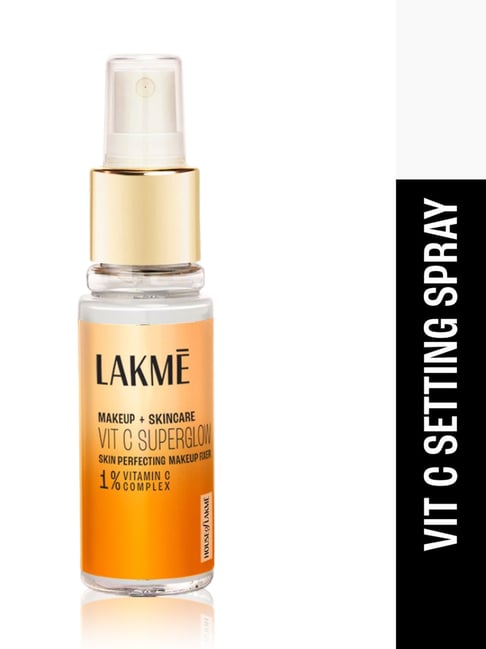 Lakme Makeup + Skincare Vit C Superglow Skin Perfecting Makeup Fixer - 60 ml