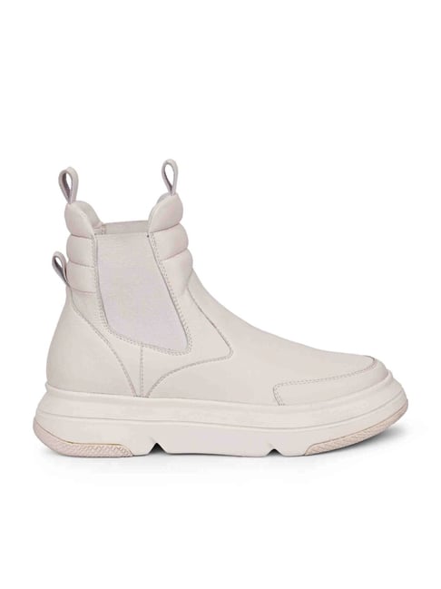 Saint G Women's Heather Ivory Chelsea Boots