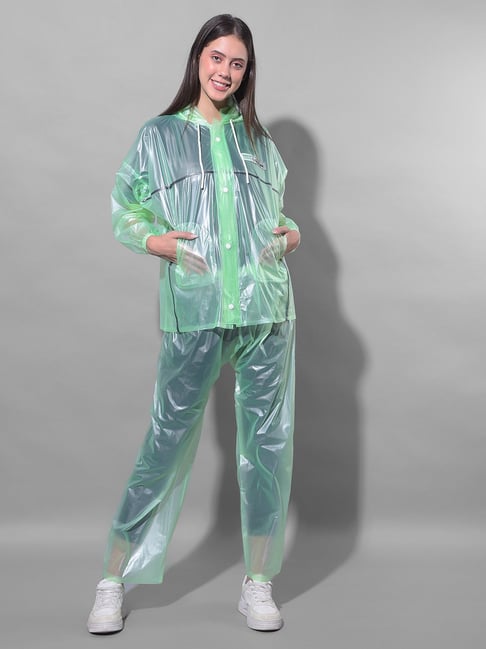 Dollar Green Rain Jacket With Pants