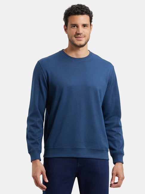 Buy Jockey Pine Green Full Sleeves Sweatshirt - 2716 for Men